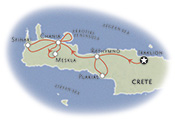Greece Family Biking map